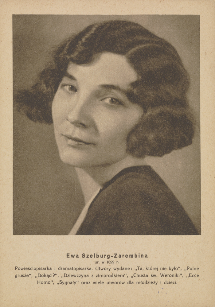 portret Ewy Szelburg-Zarembiny / portrait of Ewa Szelburg-Zarembina