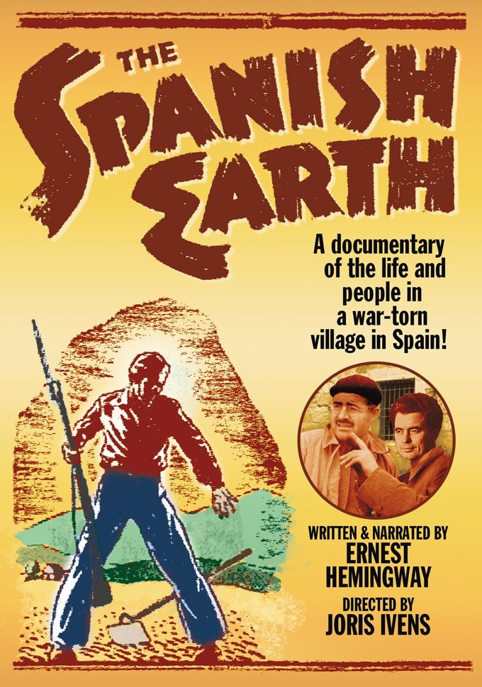 plakat do filmu Ziemia Hiszpańska / The Spanish Earth film poster, 1937