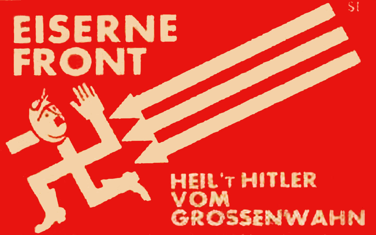 Plakat Frontu Żelaznego z 1932 roku / Iron Front poster 1932